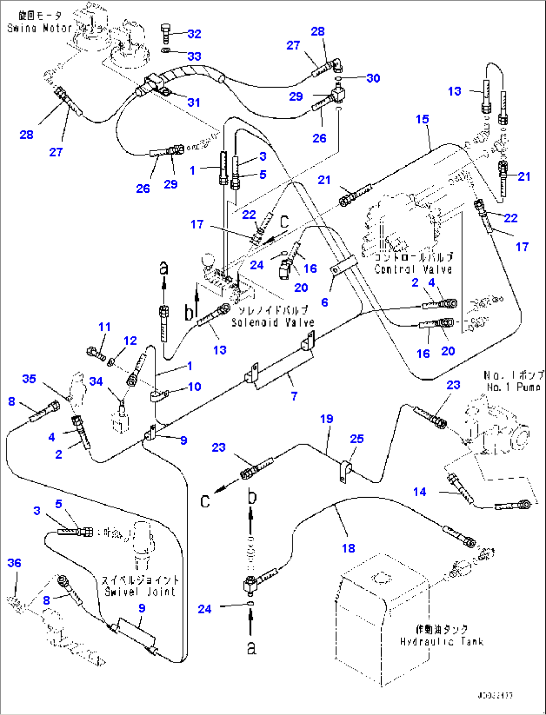 Solenoid Valve, Hose (#65001-)