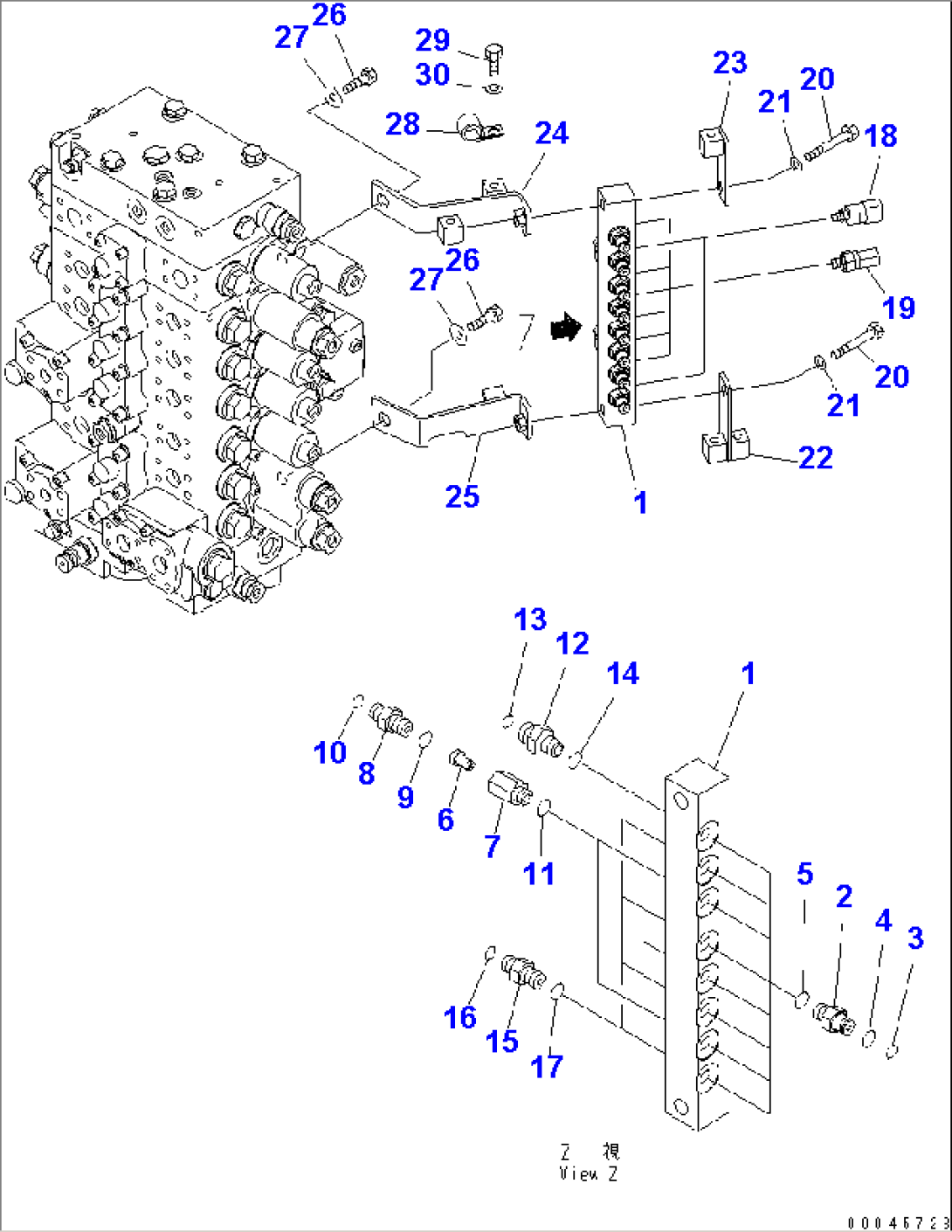 PRESSURE SWITCH BLOCK