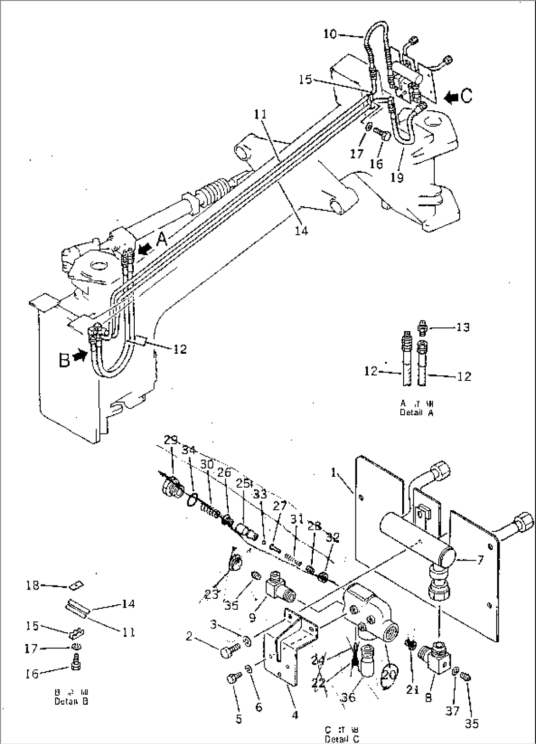 STEERING BOOSTER PIPING