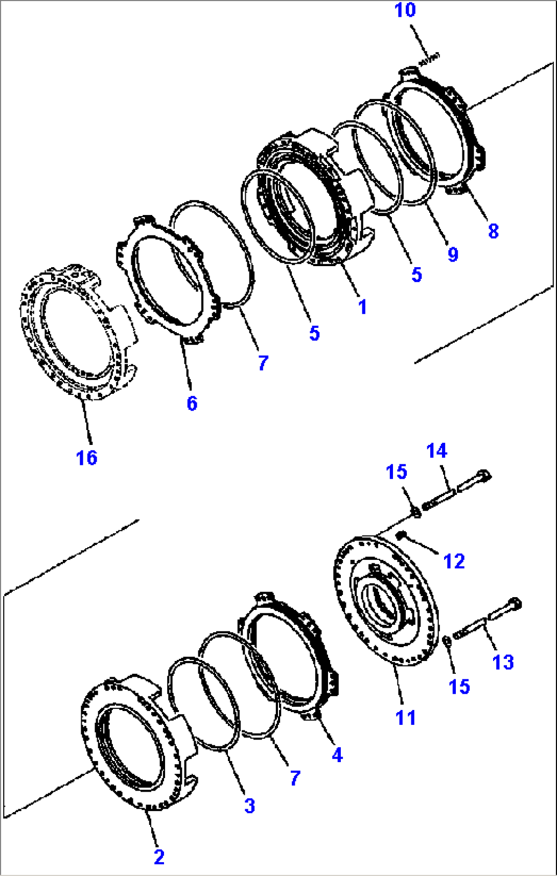 F4320-52A0 TRANSMISSION REVERSE/FORWARD AND 4TH CLUTCH HOUSING