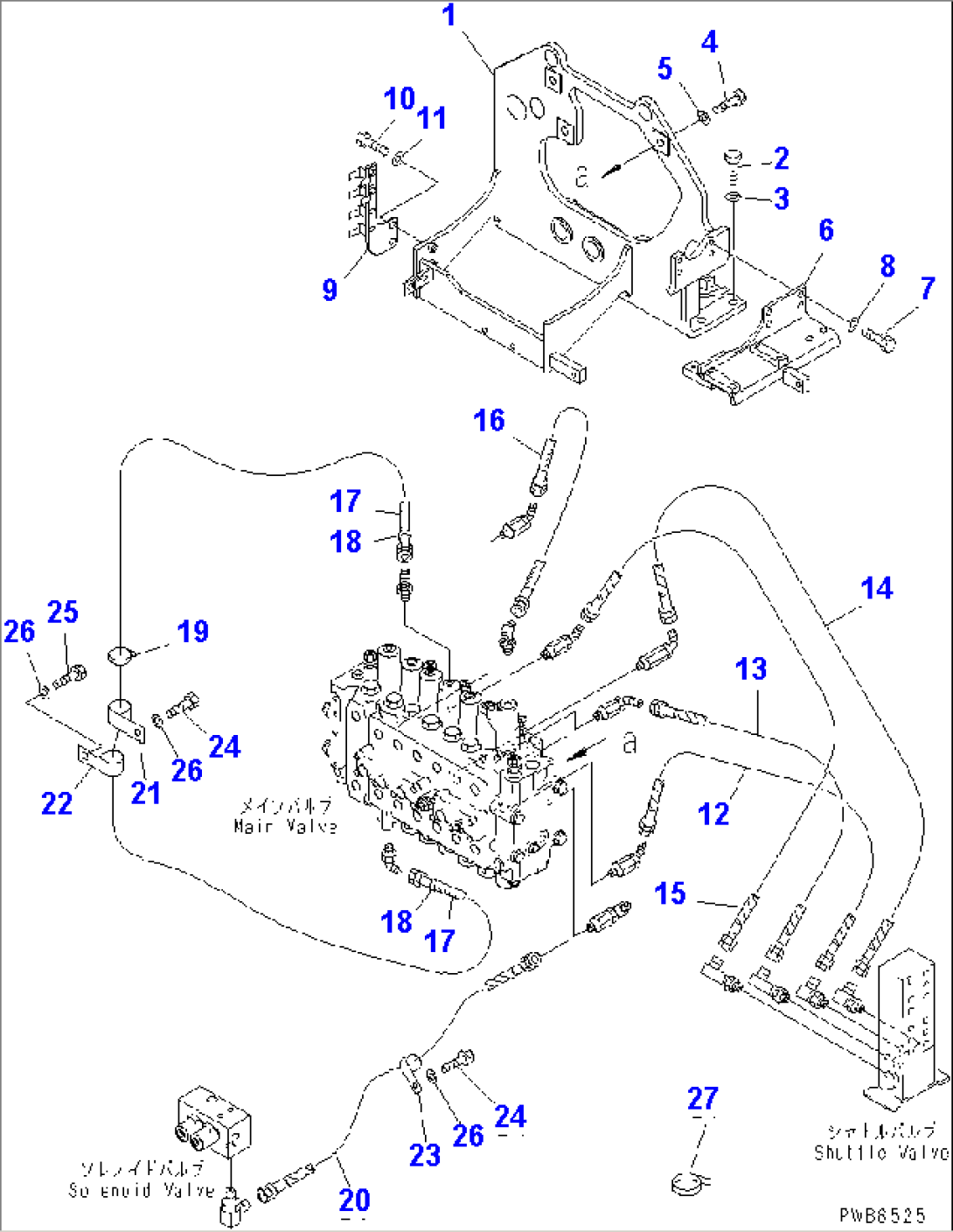 MAIN VALVE (VALVE BRACKET)(#33001-)