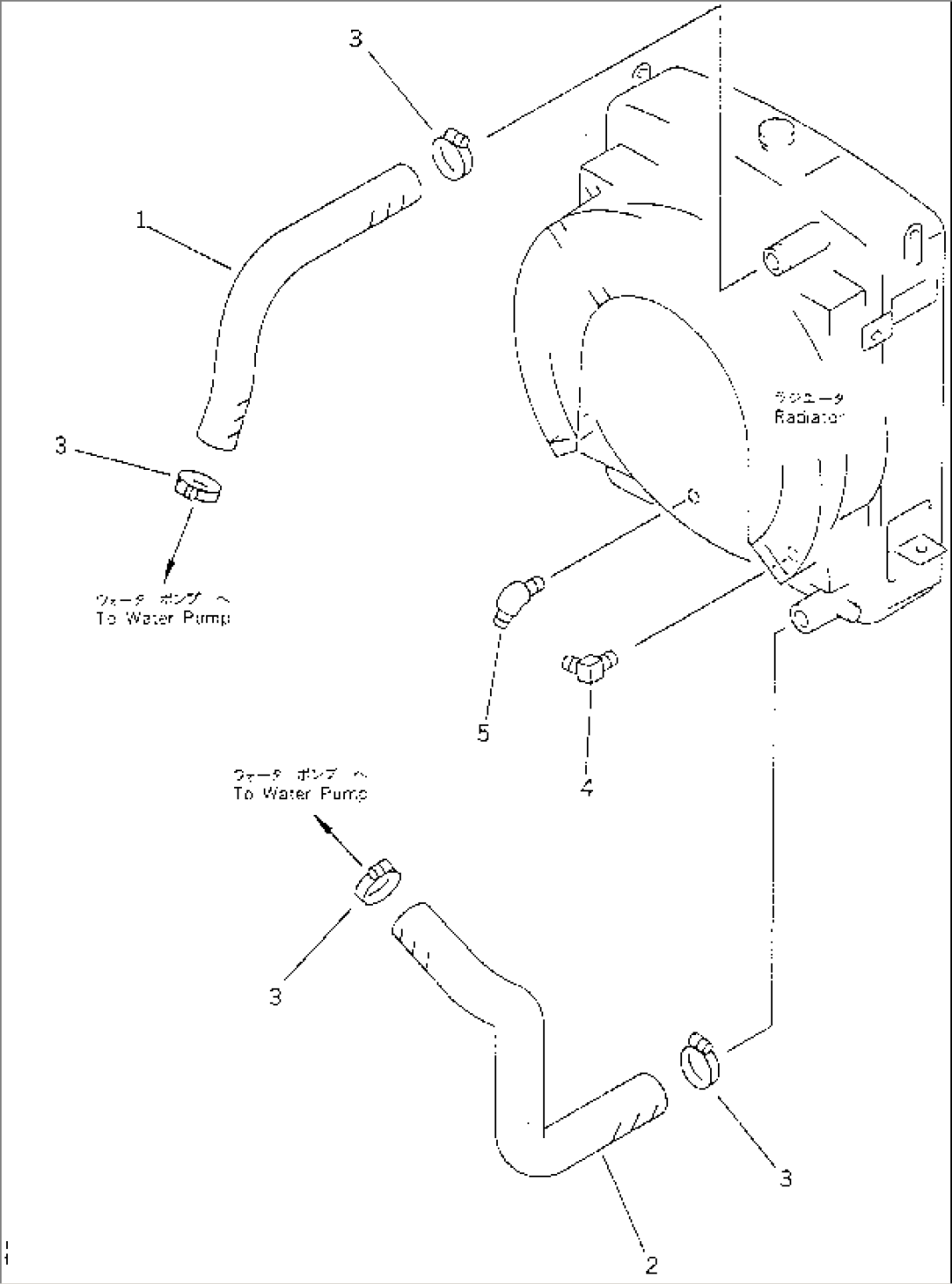 RADIATOR PIPING(#10001-10048)