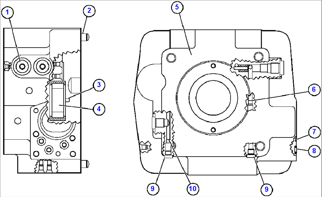 PORT BLOCK ASSEMBLY (BF1612)