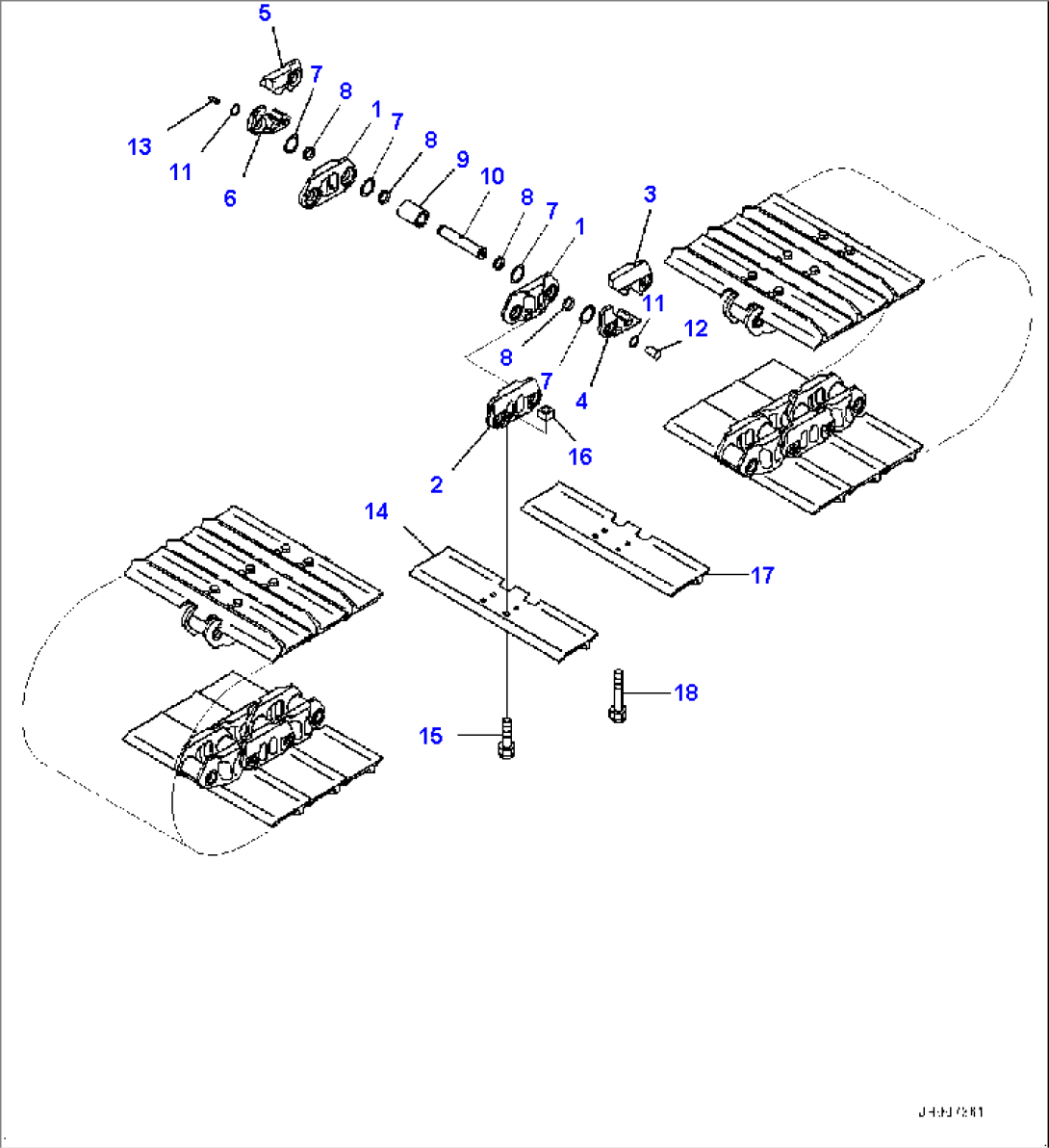 Track Shoe Assembly (#40001-)