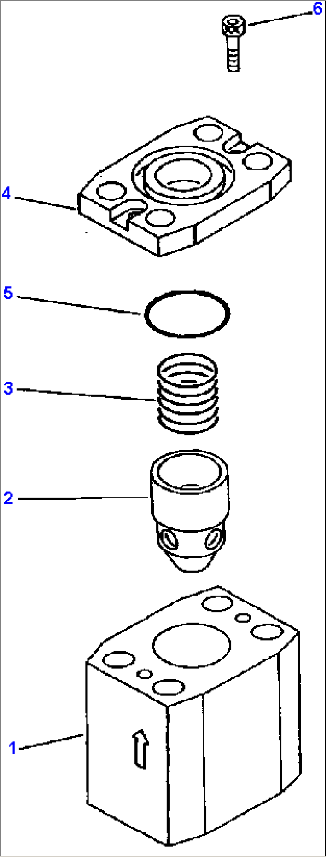 FIG NO. 4815 CHECK VALVE (FOR EMERGENCY STEERING)