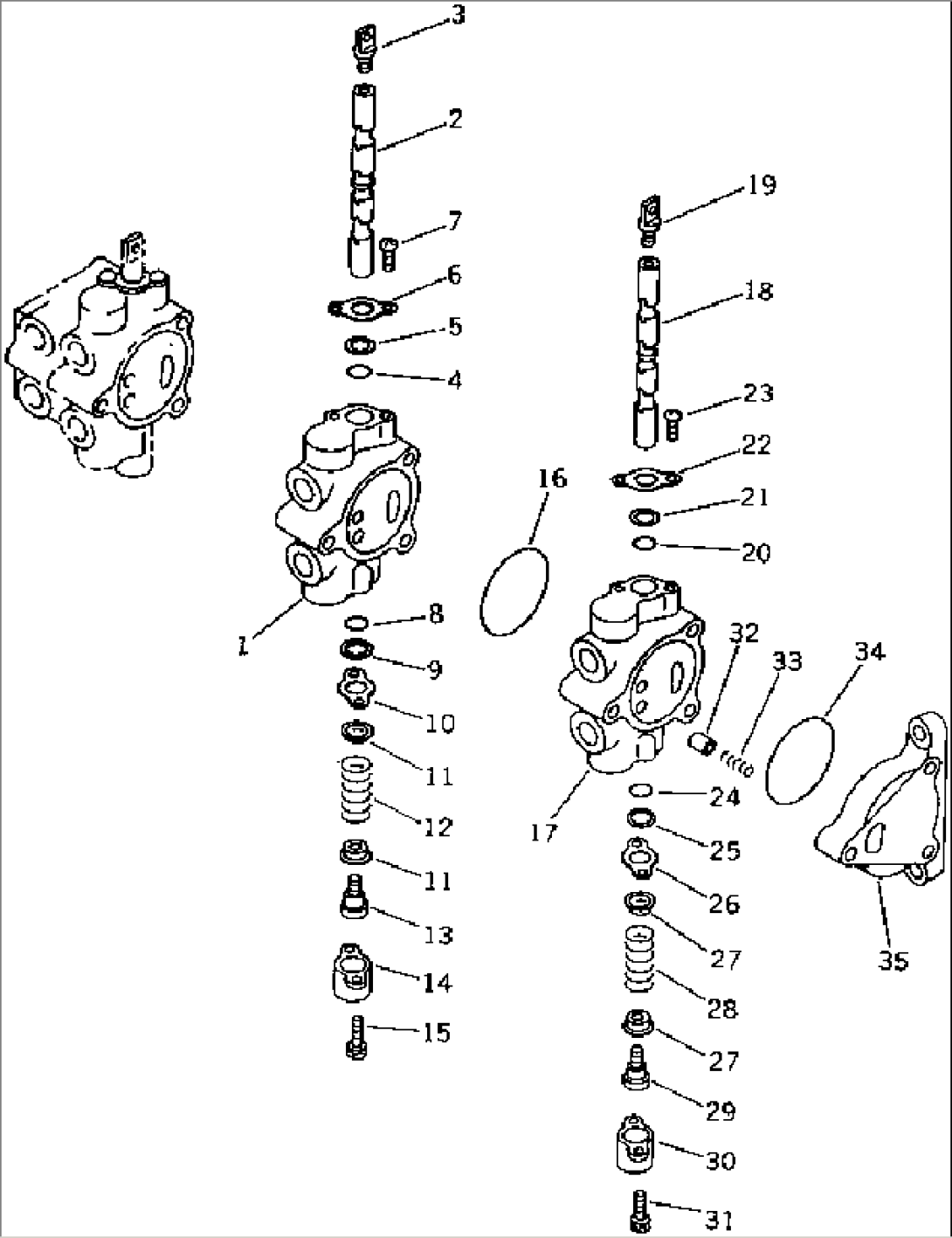 CONTROL VALVE¤ REAR (2/2) (FOR JAPAN)