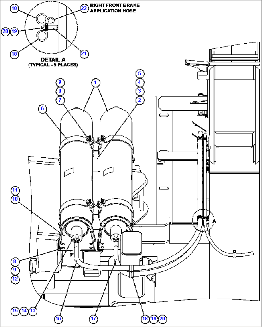 BRAKE ACCUMULATORS & PIPING