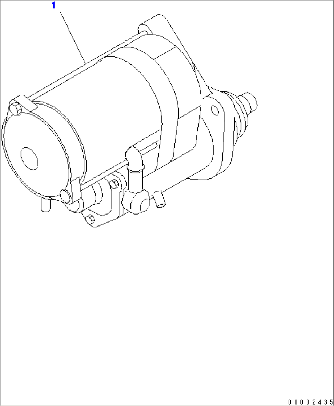 STARTING MOTOR (5.5KW)(#21515446-)