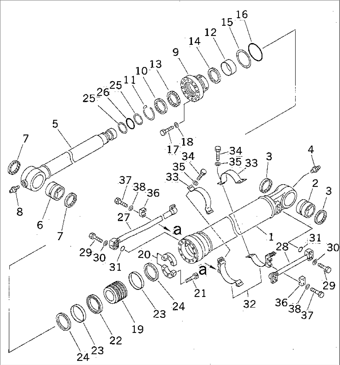 BUCKET CYLINDER(#10001-11999)