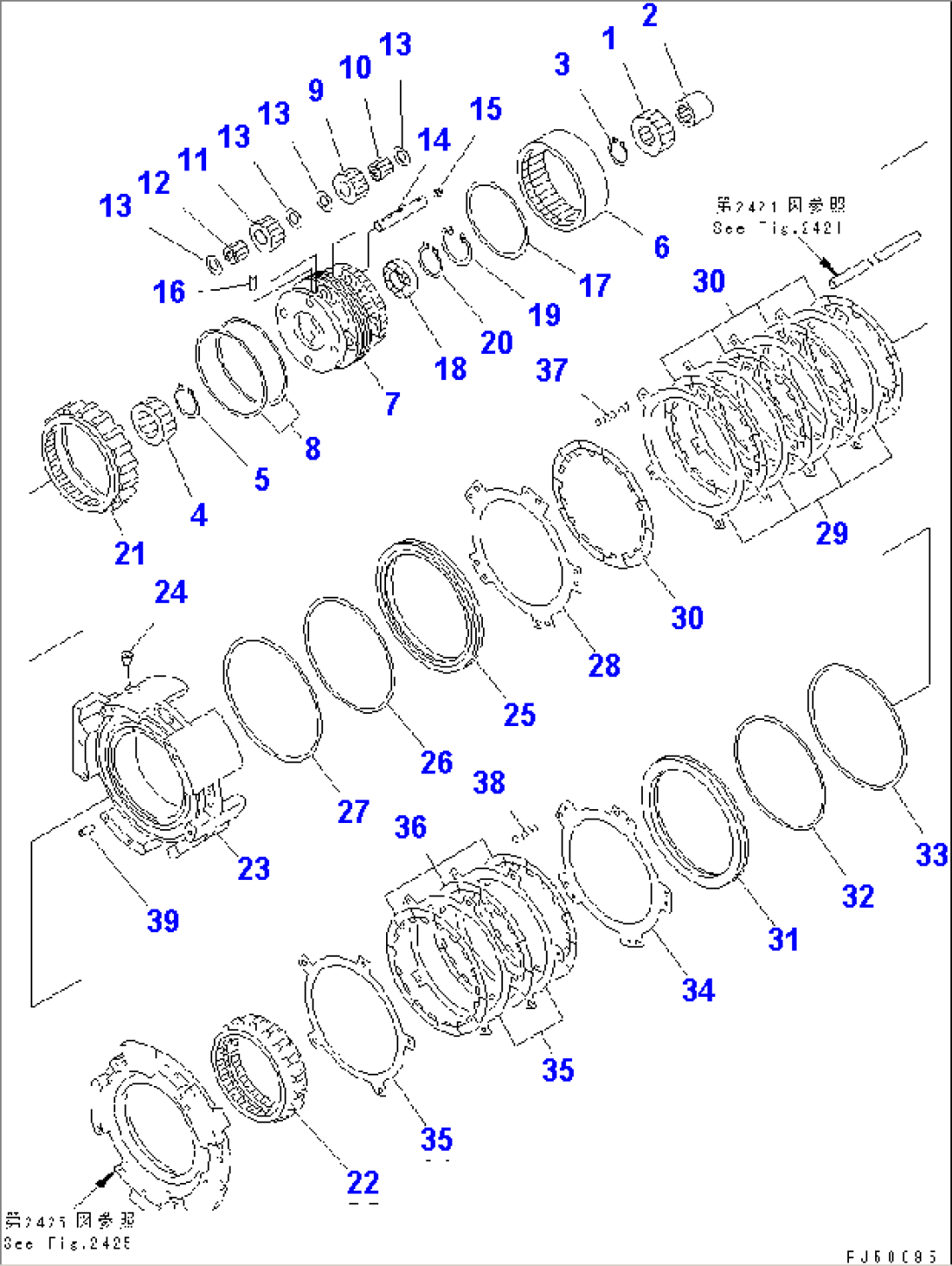 TRANSMISSION (REVERSE CLUTCH)(#(4563)-)