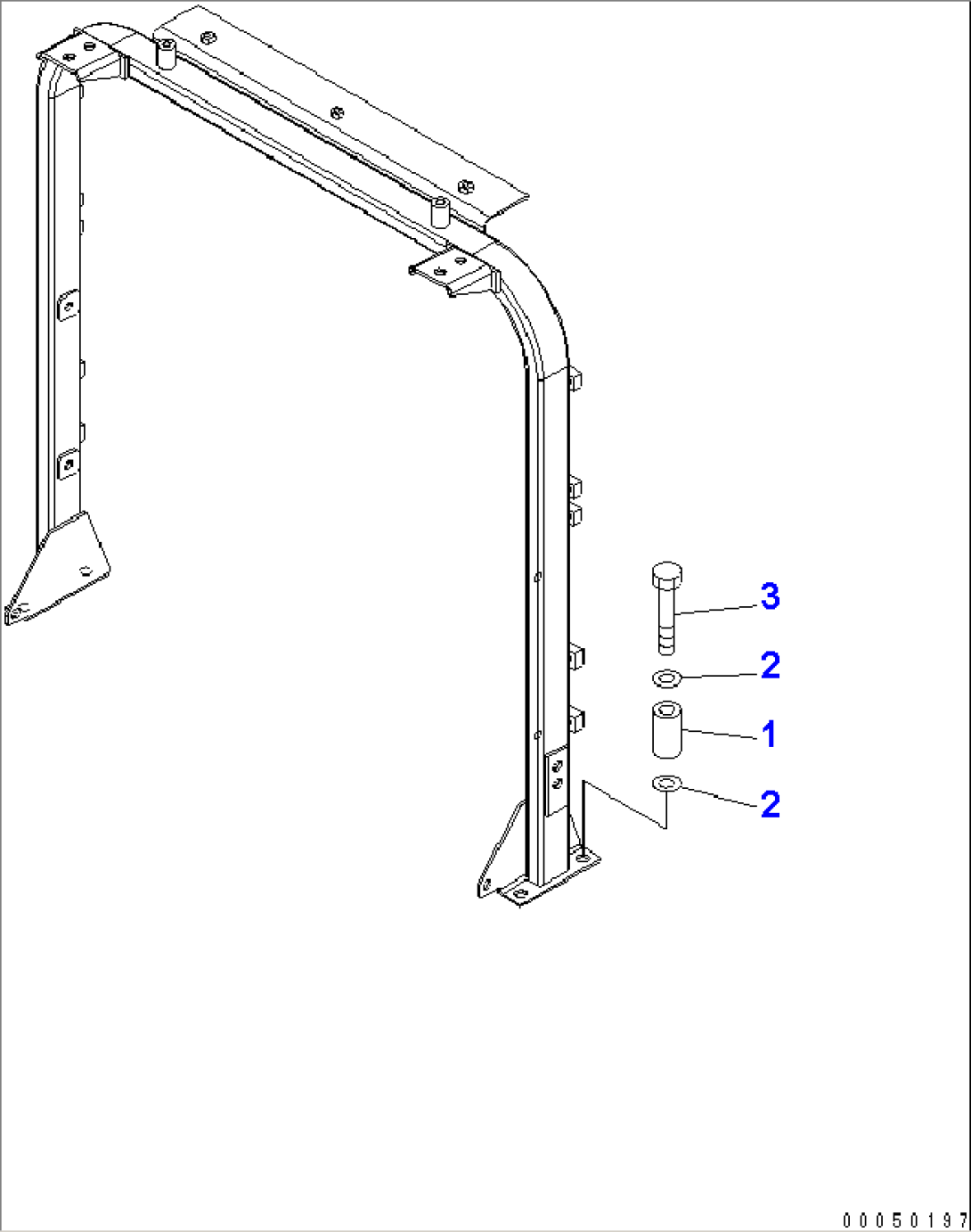 HOOD (FRAME MOUNTING PARTS)