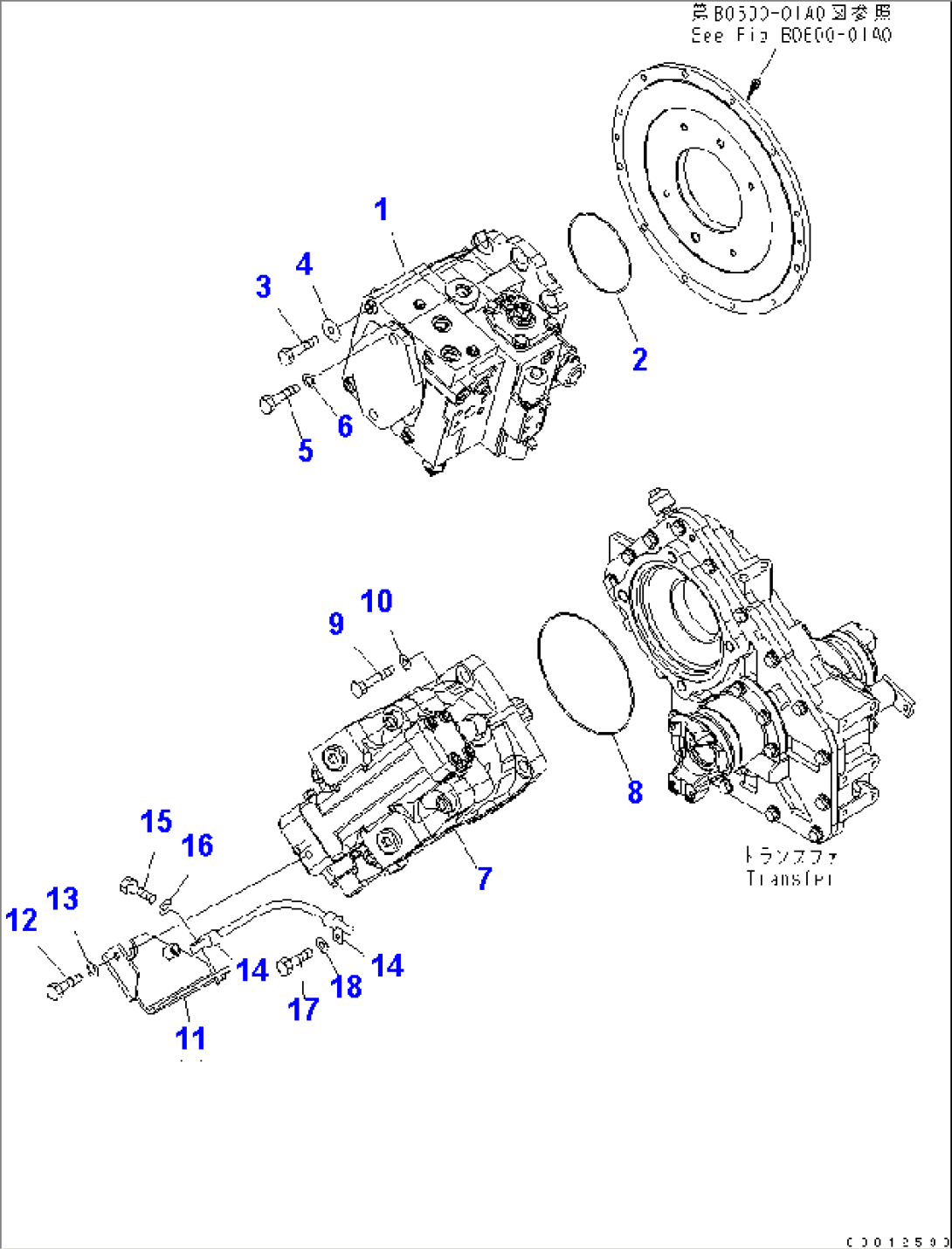 TRANSFER (2/2) (COUPLING) (TACHOGRAPH)