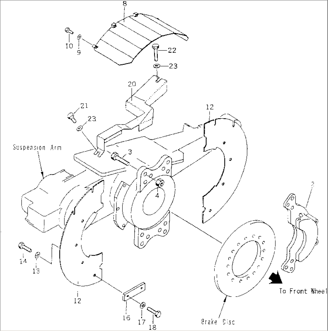 FRONT BRAKE PROTECTOR
