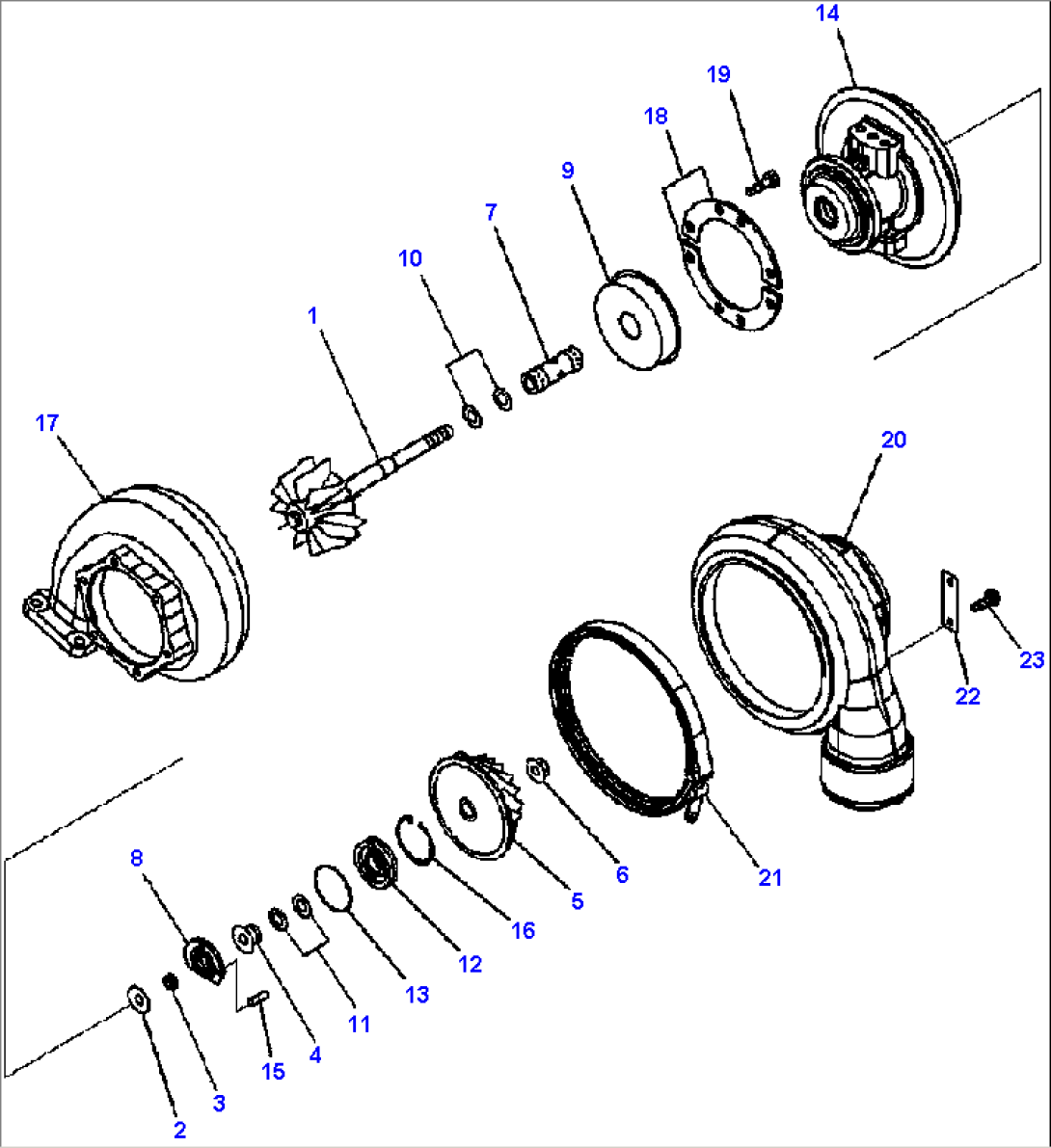 A1203-B8A1 TURBOCHARGER