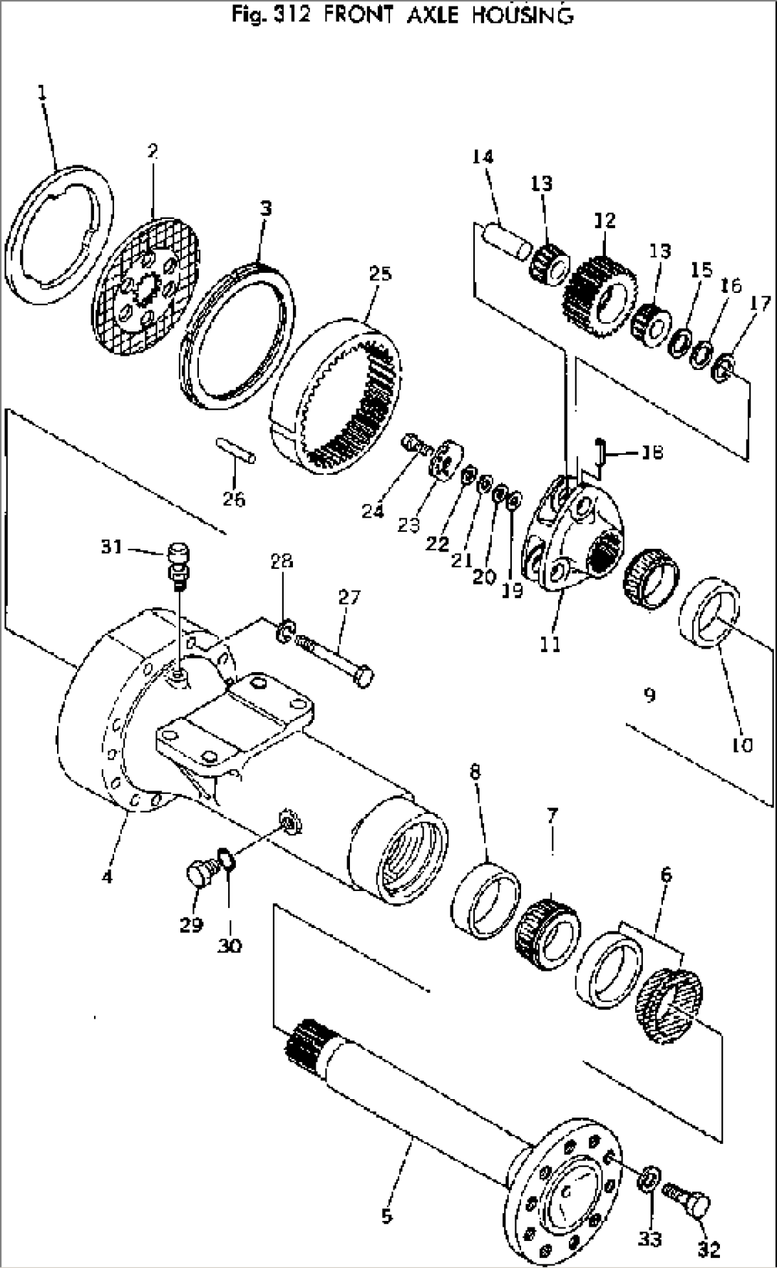 FRONT AXLE HOUSING