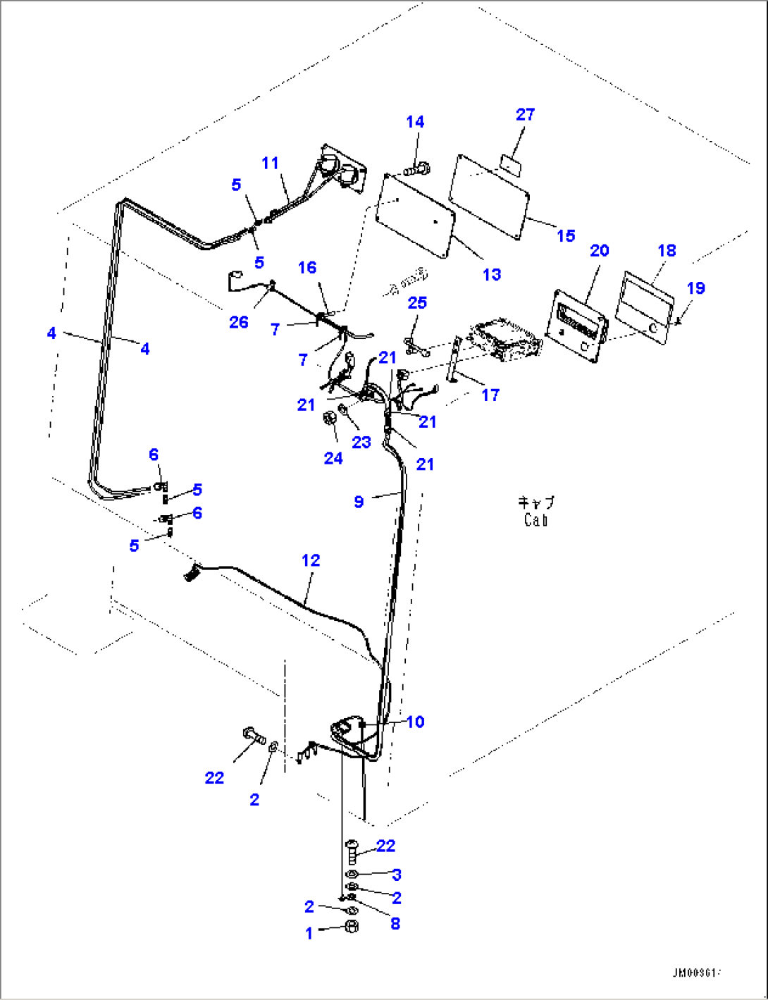 Cab, Heater Related Parts (#80138-)