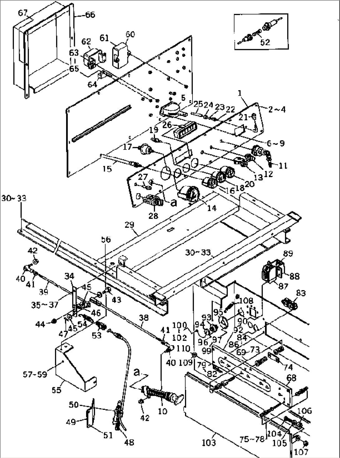 ENGINE OPERATING PANEL ASS