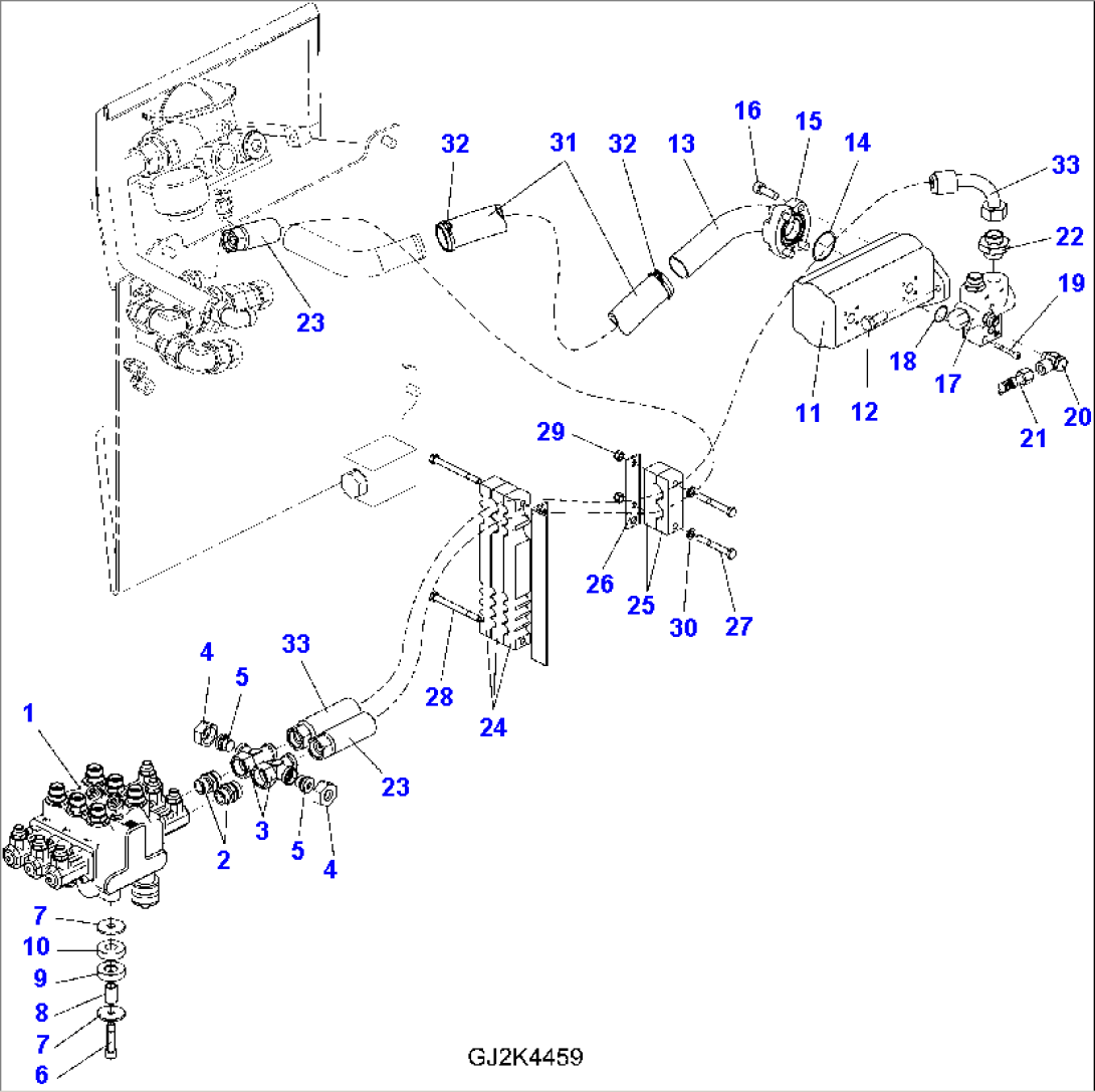 PRESSURE PIPINGS TO CONTROL VALVE