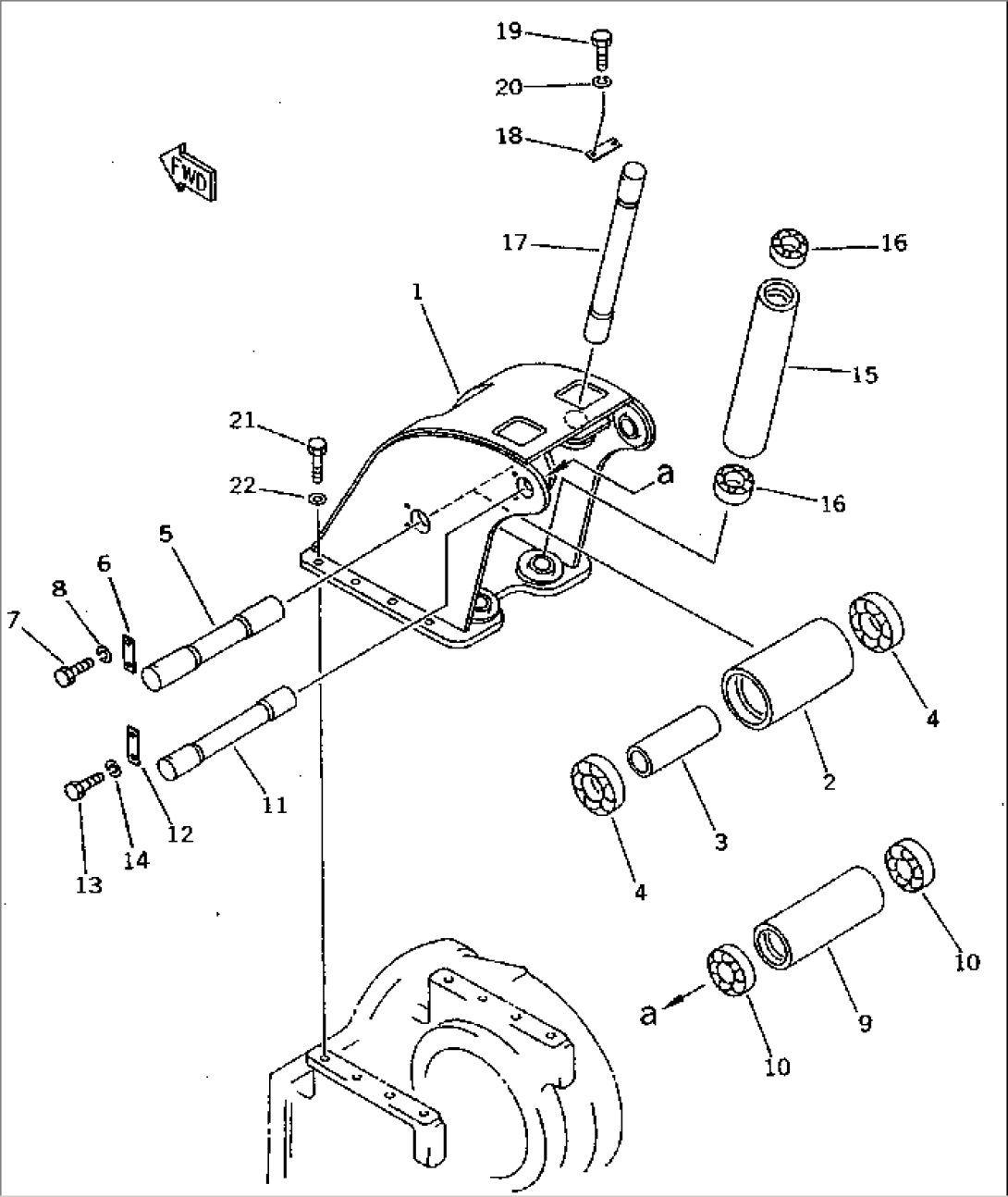 LOGGING ARM (FOR TOWING WINCH)
