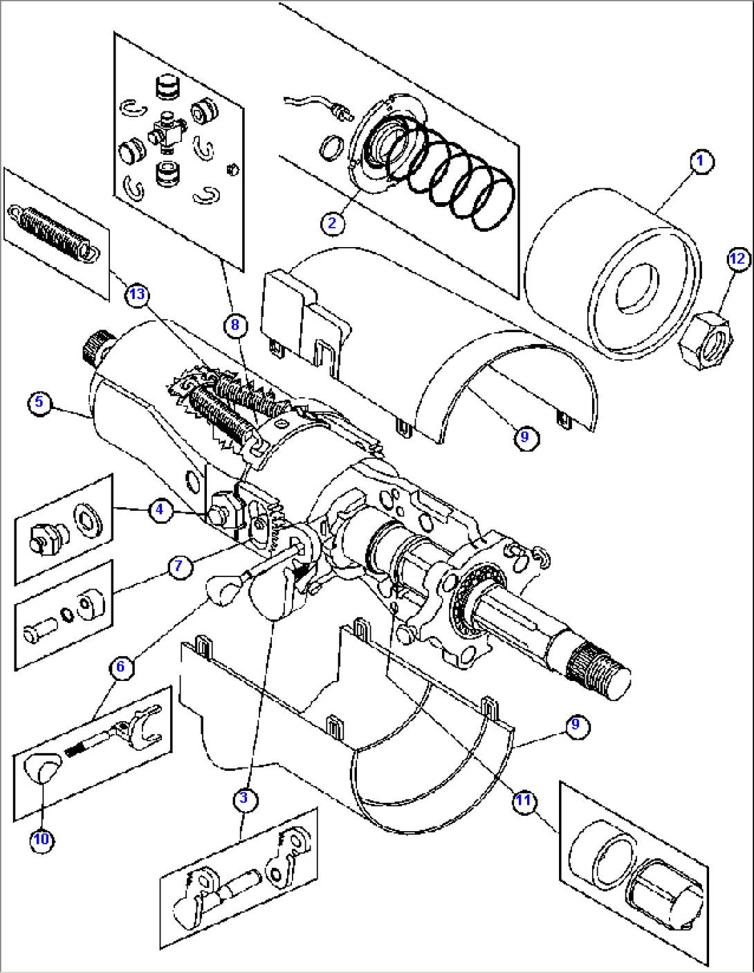 STEERING COLUMN ASSEMBLY (PC0753)