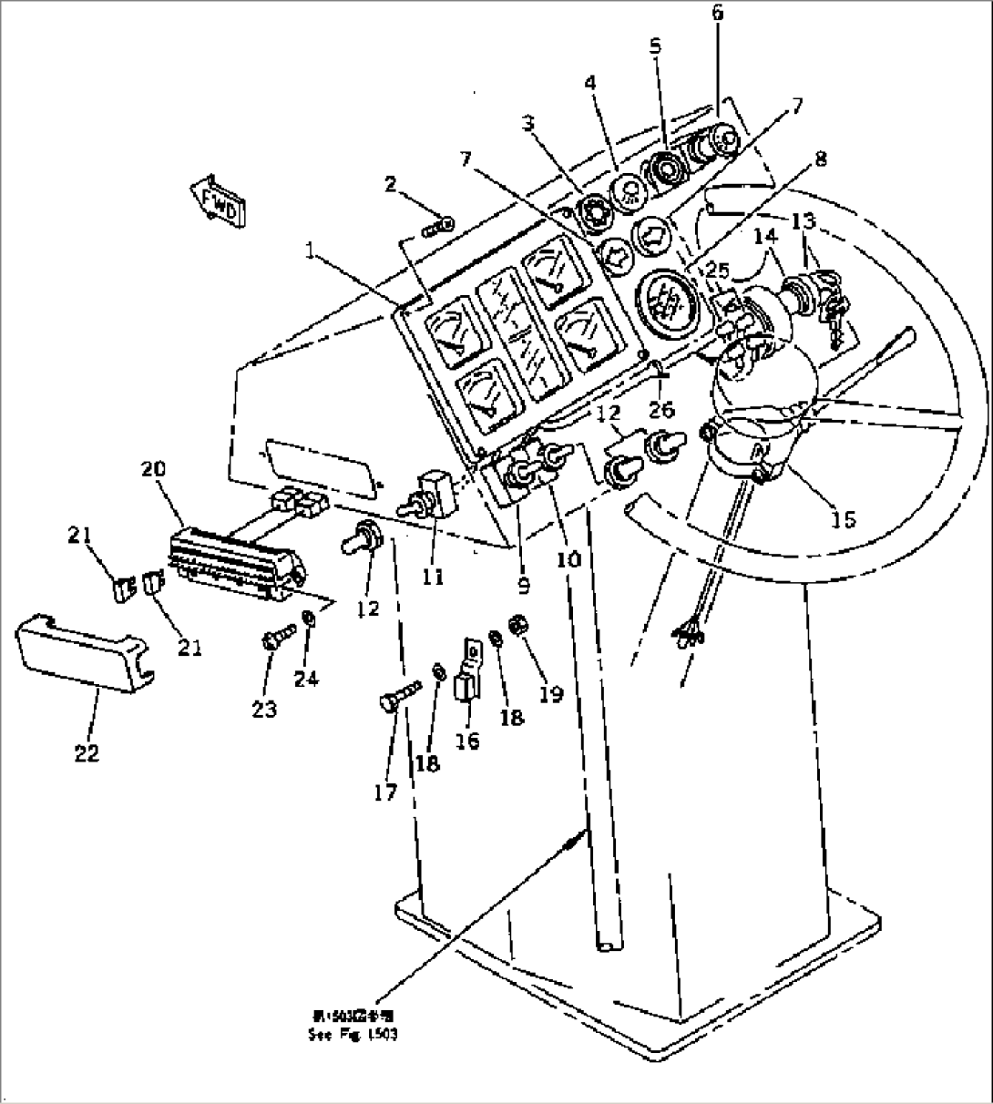 INSTRUMENT PANEL (FOR CLUSTER GAUGE)