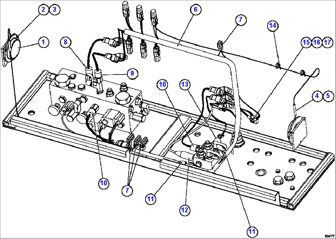 HYDRAULIC BRAKE CABINET INTERNAL WIRING
