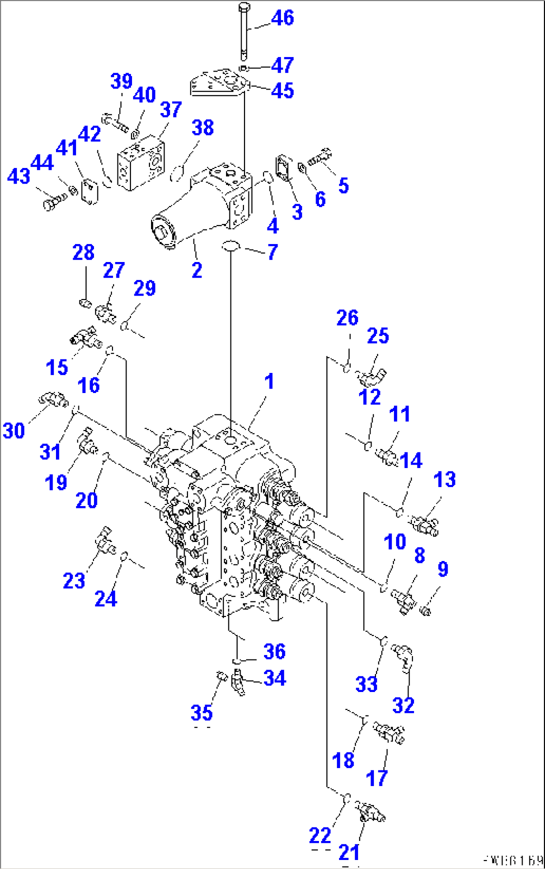 MAIN VALVE (NO.2 VALVE AND JOINT PARTS)