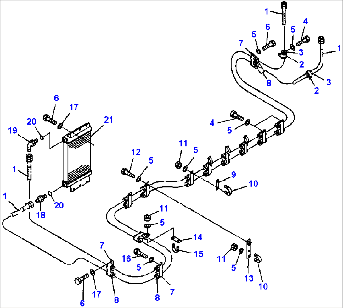 STEERING PIPING