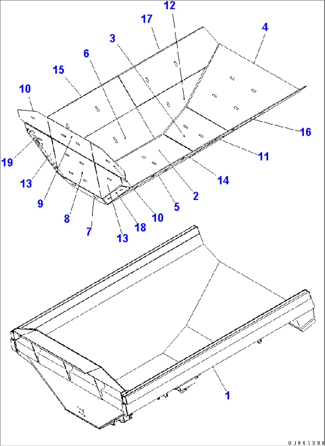BODY (WITH LINER)(#2001-2461)