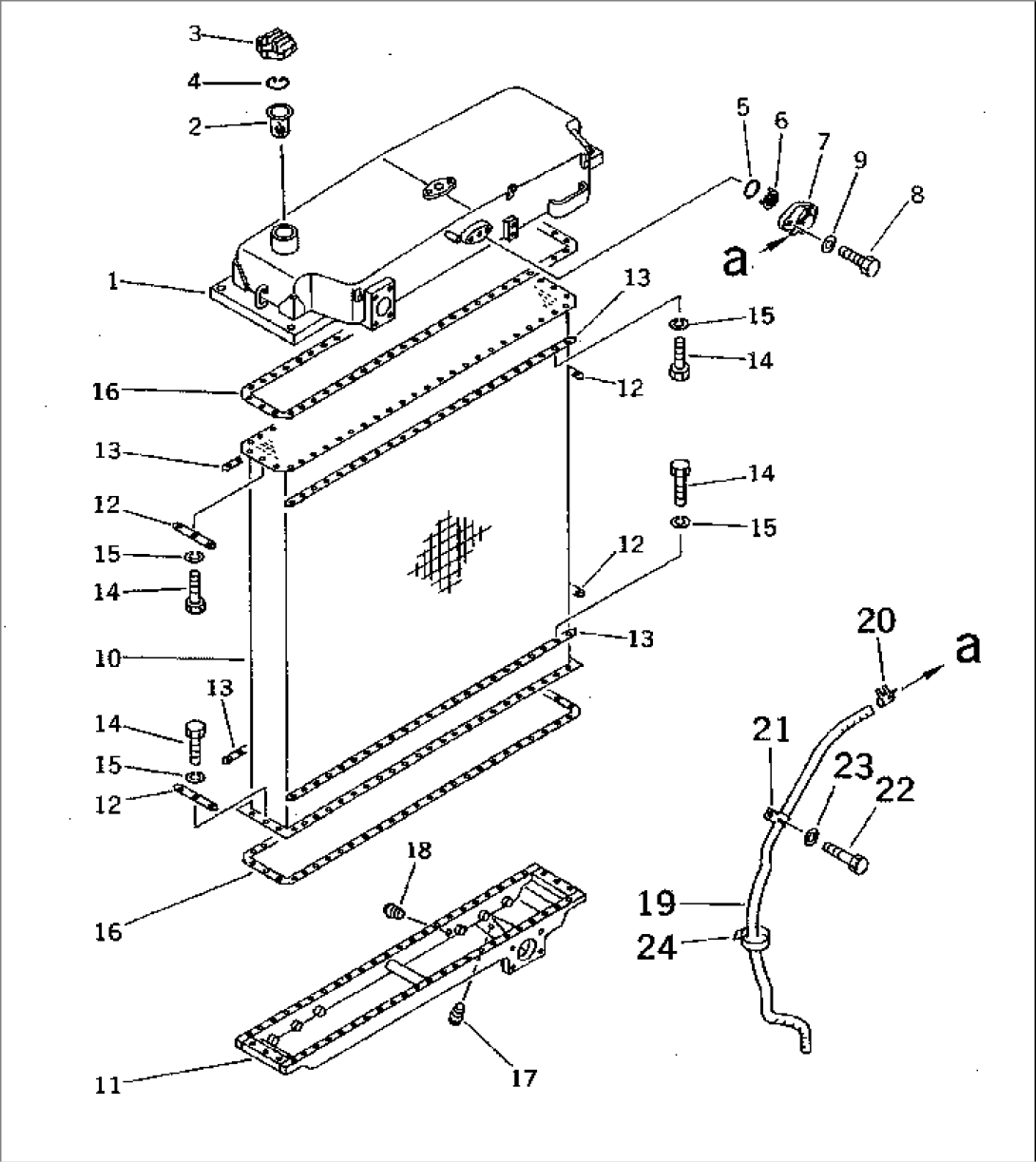 COOLING (RADIATOR) (EXCEPT JAPAN)