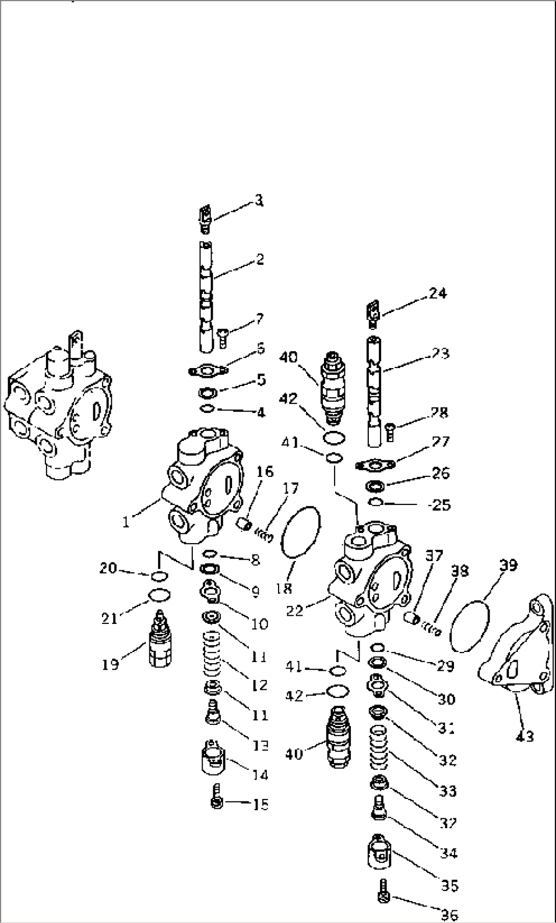 CONTROL VALVE¤ FRONT R.H. (2/2)