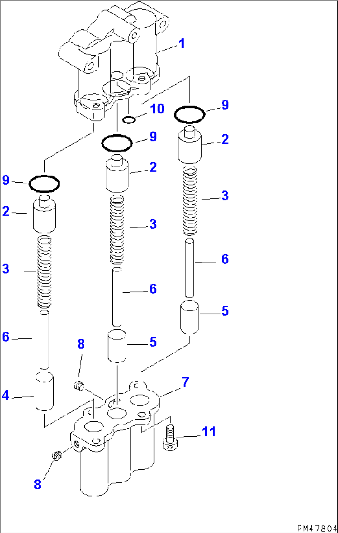 TRANSMISSION ACCUMULATOR VALVE(#50001-)