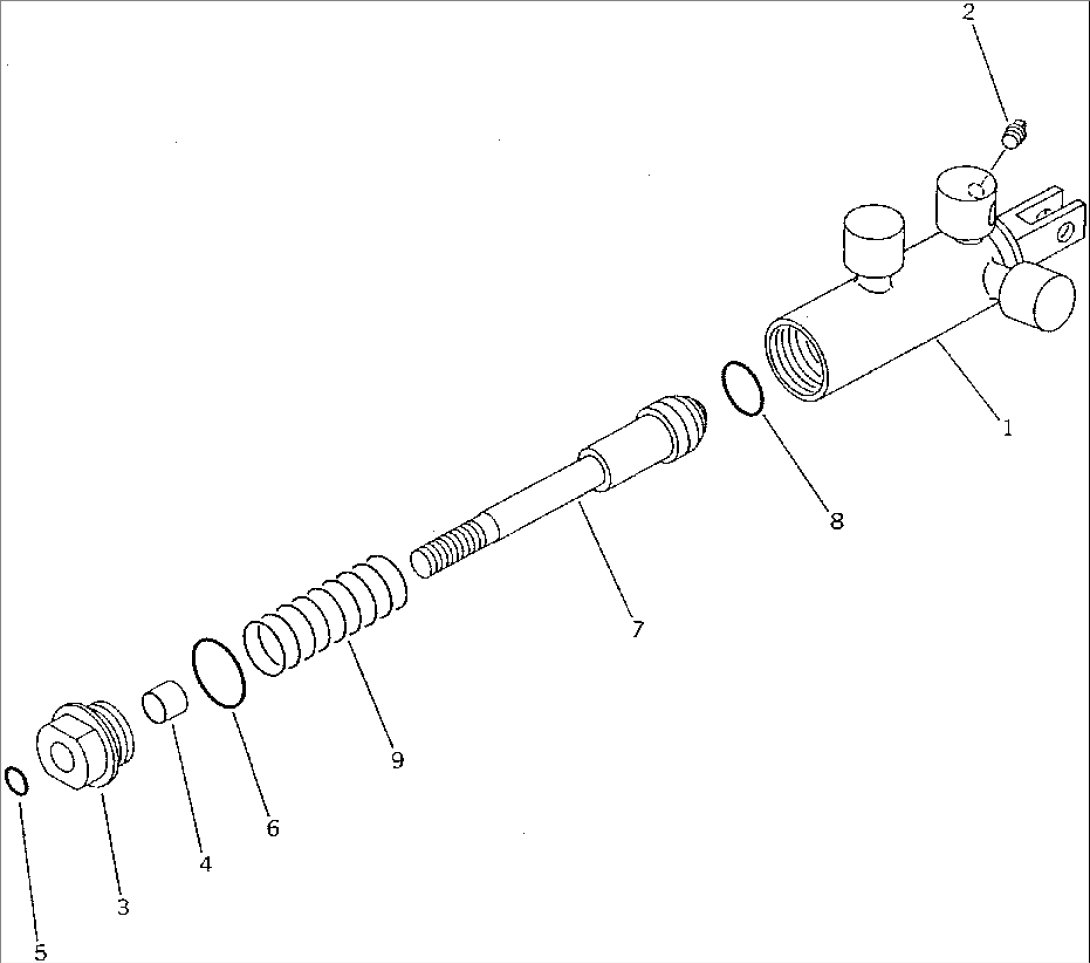 STEERING BRAKE CYLINDER (FOR MONO LEVER STEERING)