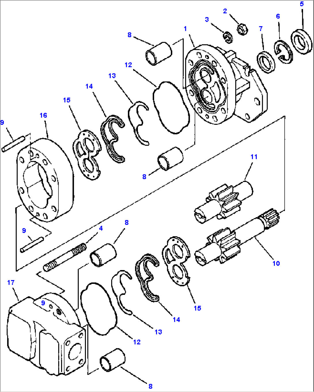 FIG NO. 4001A STEERING PUMP MACHINES WITH S/N 5039 AND UP