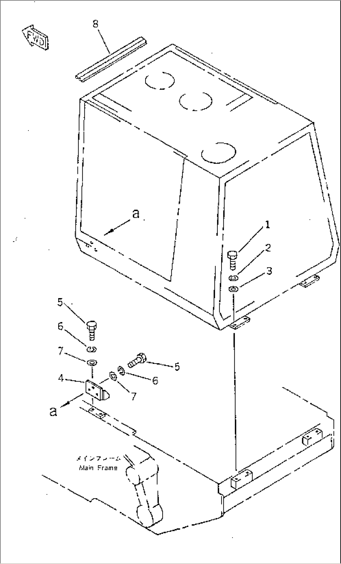 ENGINE HOOD (3/4)(#1400-)