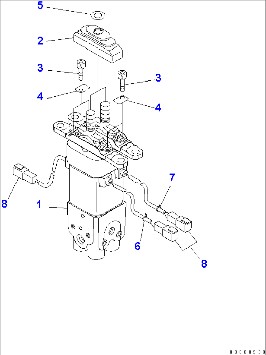 PPC VALVE (FOR 3 LEVER)(#70001-)