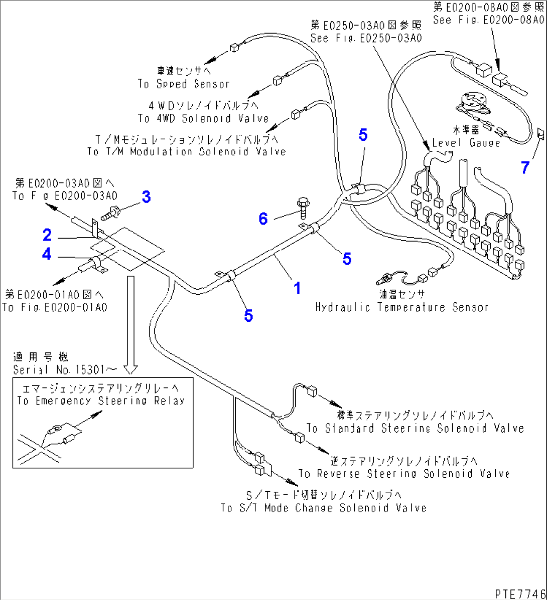 ELECTRICAL (LOWER HARNESS) (TRANSMISSION¤ L.H. SIDE)