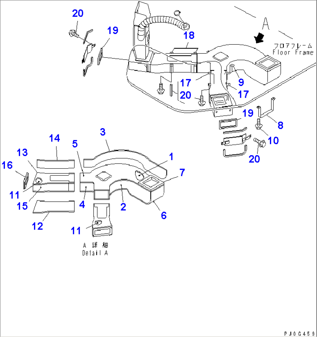 AIR CONDITIONER AND DUCT(#55195-)