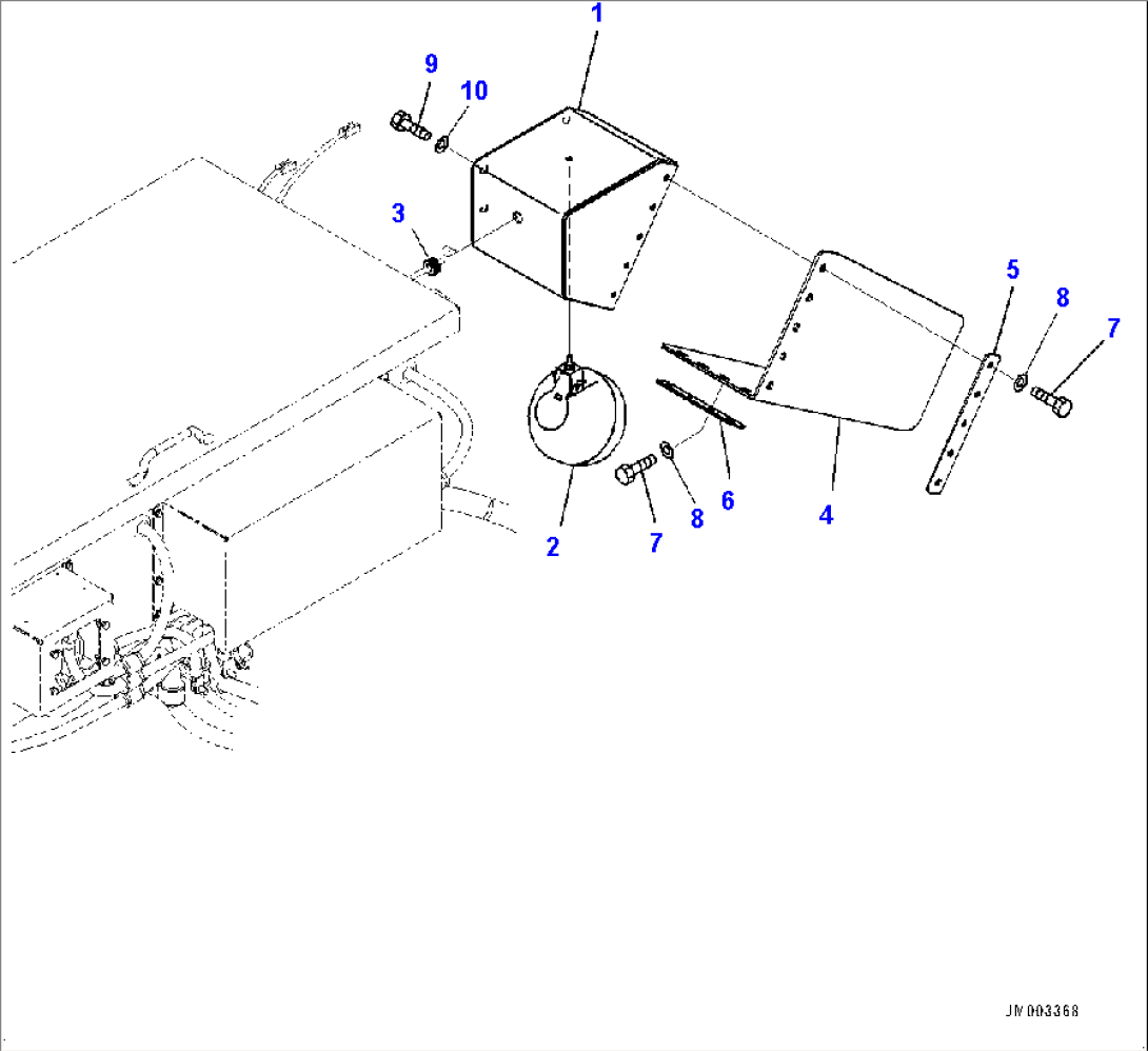 Platform R.H., Back-up Lamp (#80138-80221)