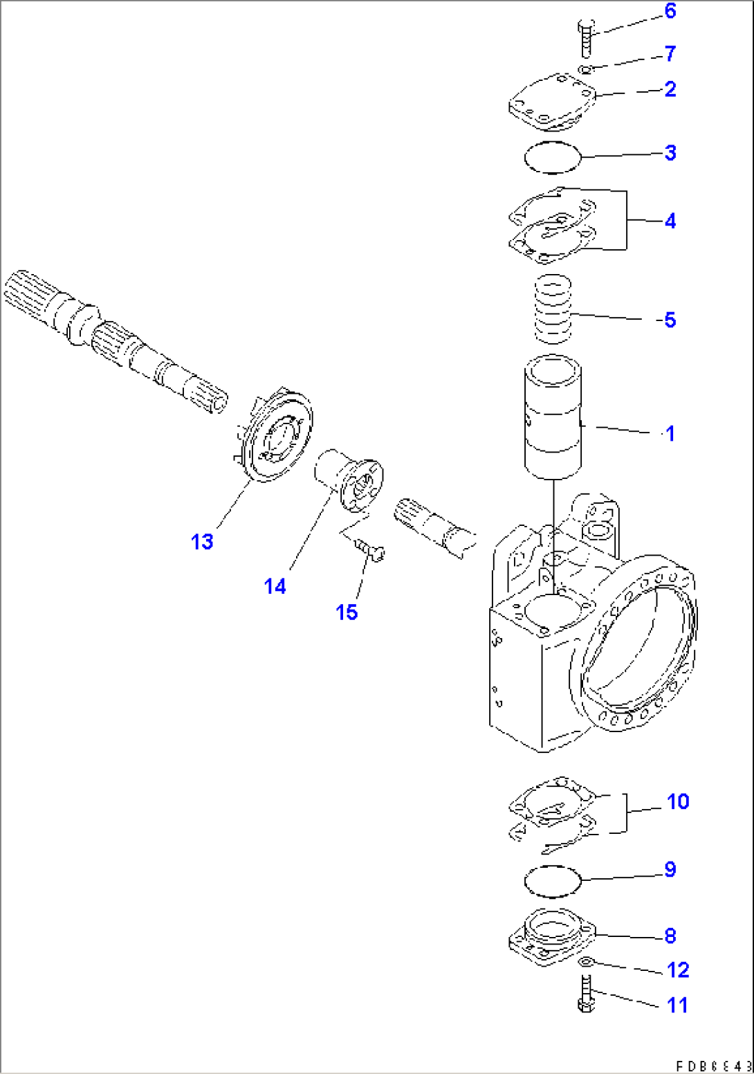 MAIN PUMP (6/14) (NO.1 PUMP)(#K30001-K31999)