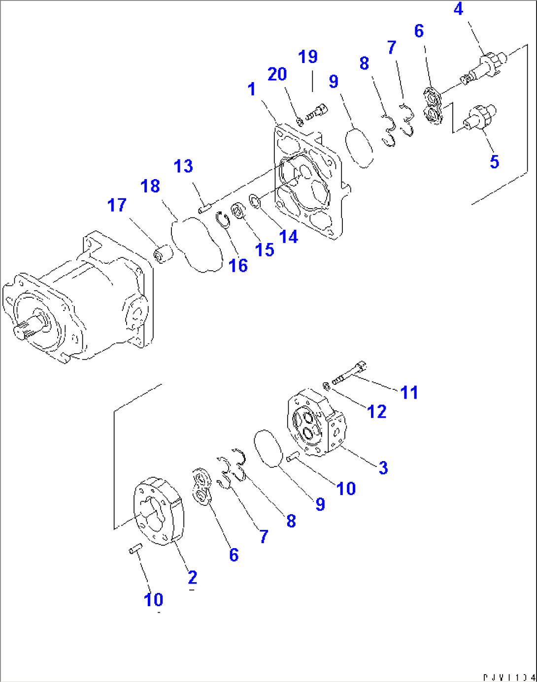 HYDRAULIC PUMP (STEERING) (WITH BRAKE COOLING SYSTEM) (2/2)