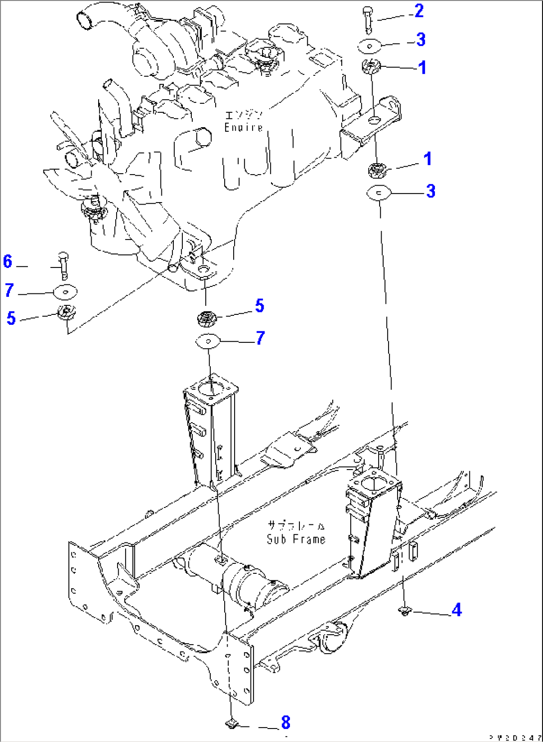 ENGINE MOUNTING