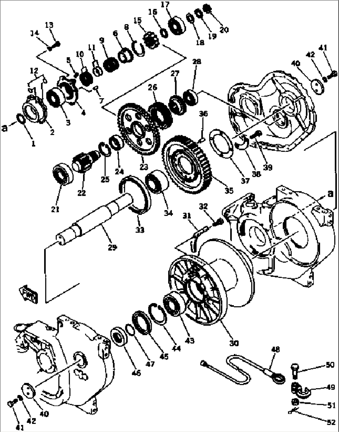 WINCH GEAR AND DRUM
