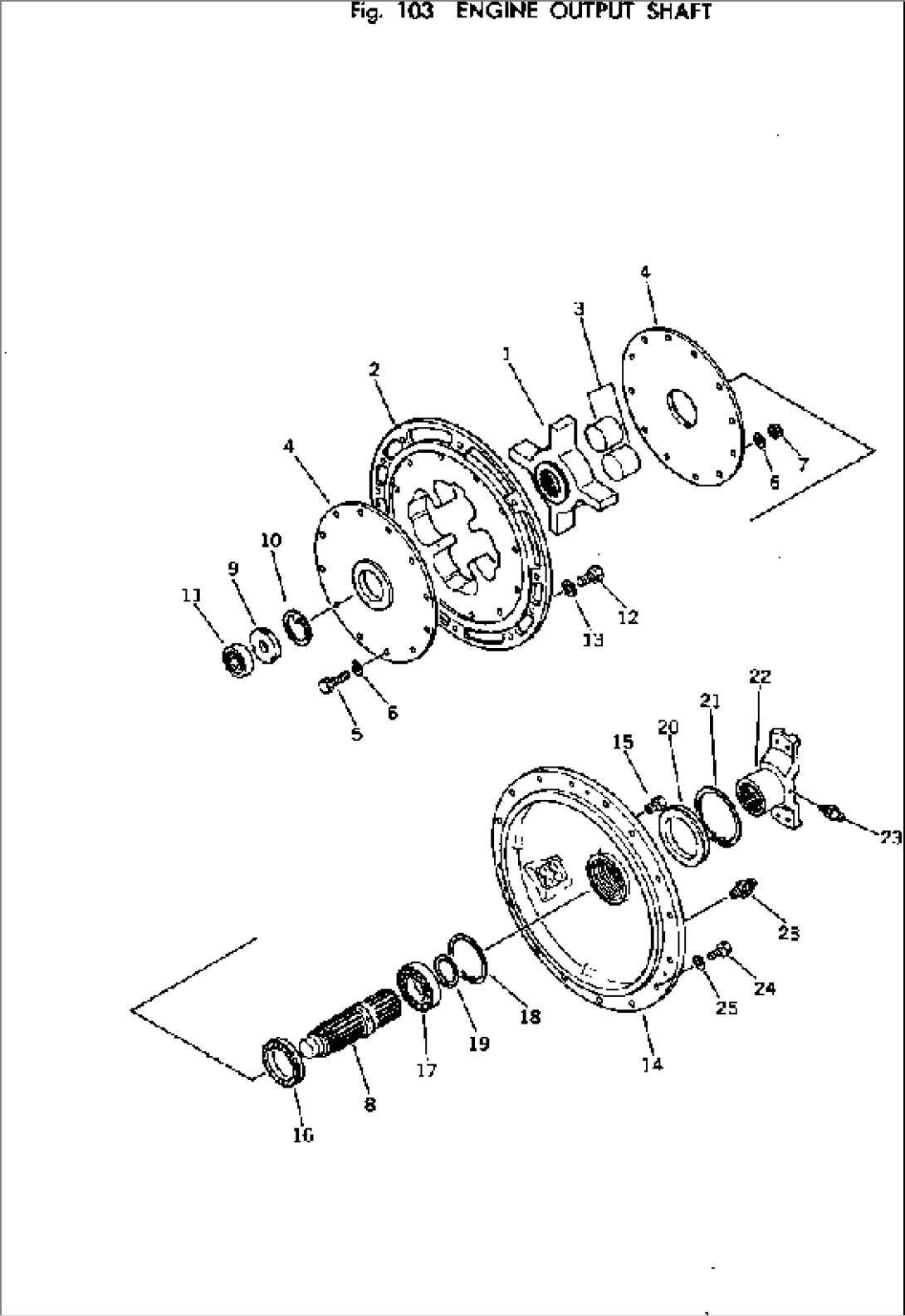 ENGINE OUTPUT SHAFT