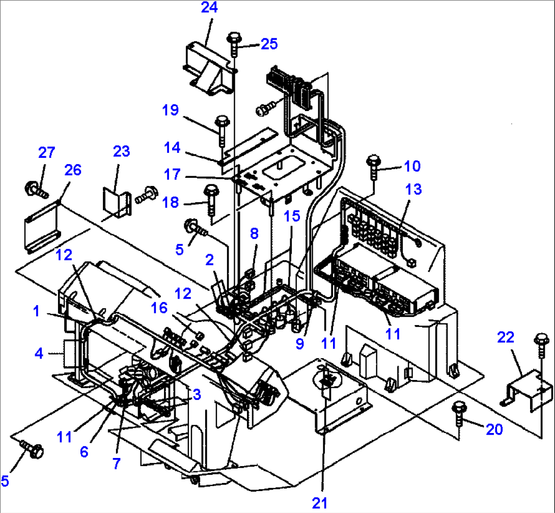 FIG. K3291-01A0 CAB ELECTRICAL - CAB HARNESS