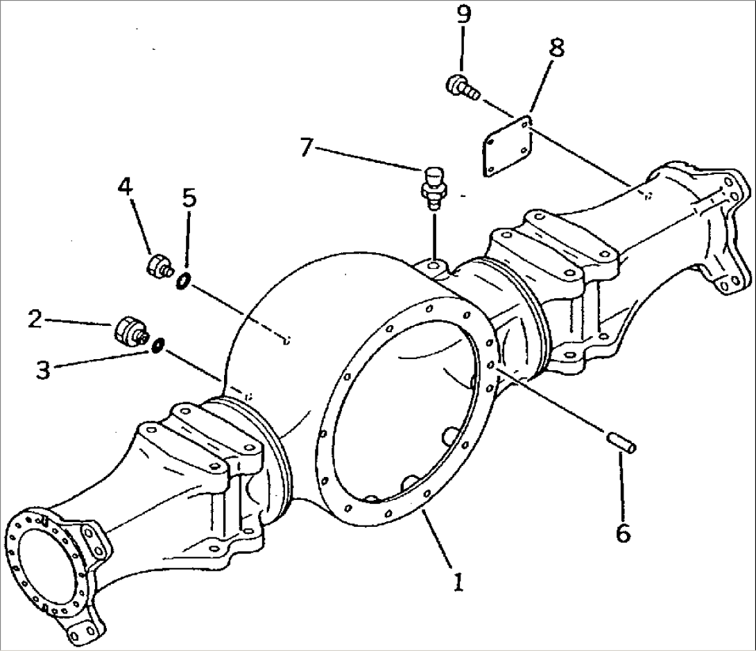 REAR AXLE (AXLE HOUSING)