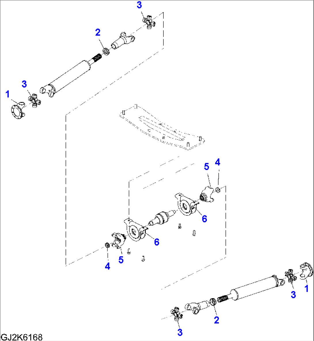 DRIVE SHAFTS (2/2) (INNER PARTS)