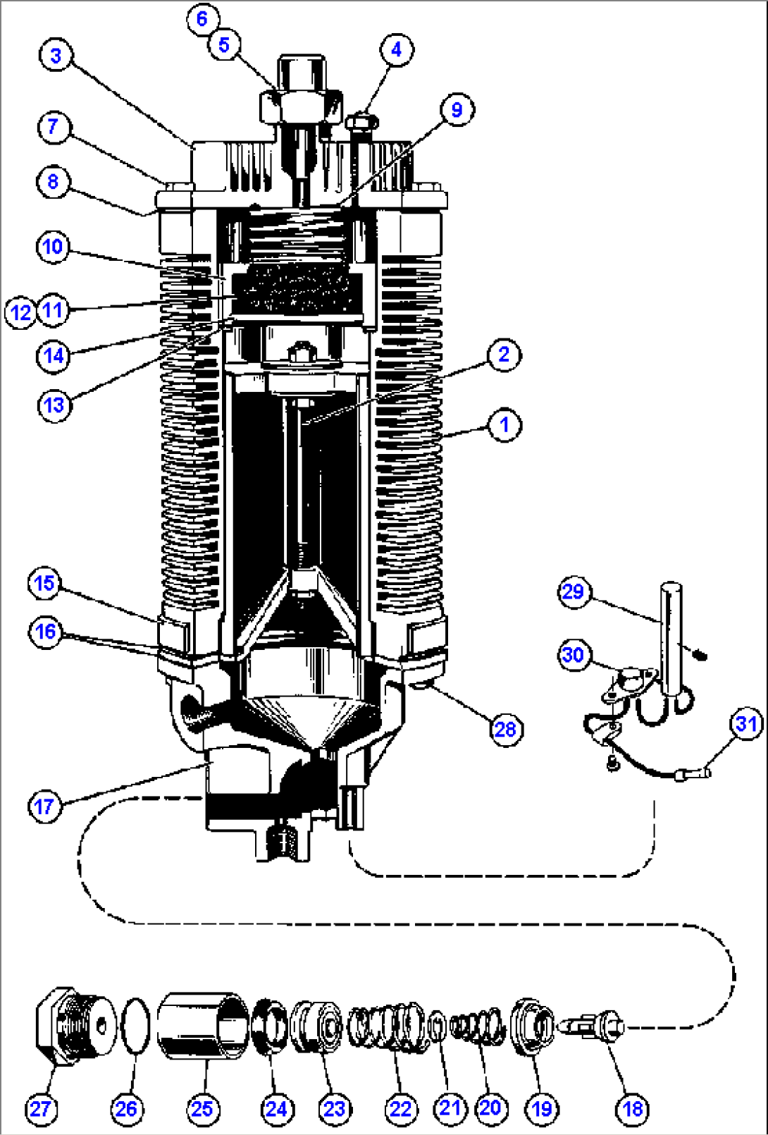 AIR AFTERCOOLER ASSEMBLY (TW9736)