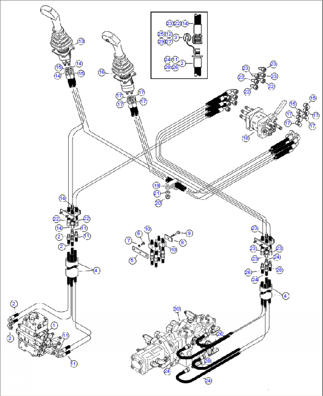 H3010-01A27 HYDRAULIC PIPING - SUPER FLOW PATTERN CHANGE