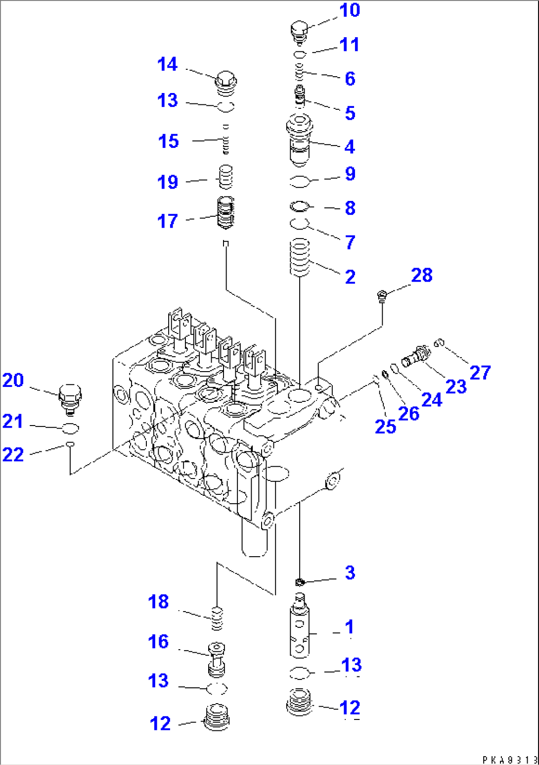 WORK EQUIPMENT VALVE (3/5)